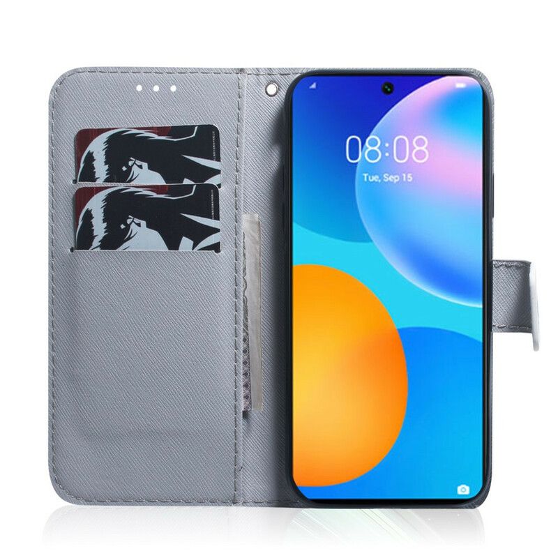 Flip Cover Huawei P Smart 2021 Hundeblik