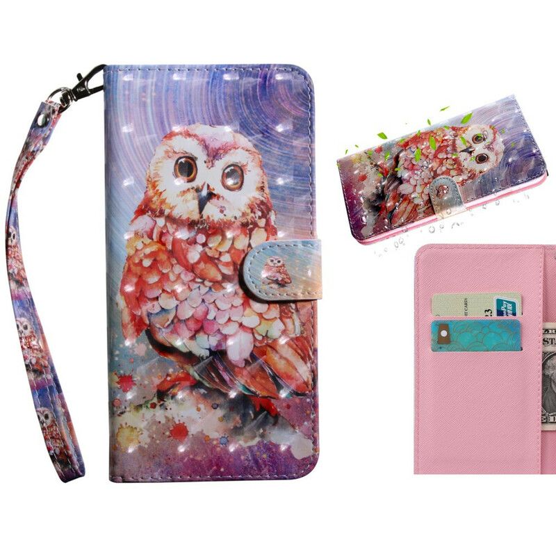 Flip Cover Huawei P Smart 2021 Lysplet Germain The Owl