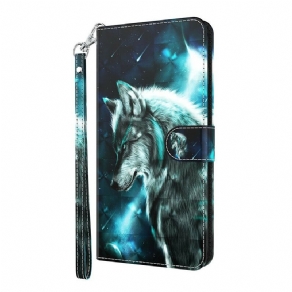 Flip Cover Huawei P Smart 2021 Majestisk Ulv