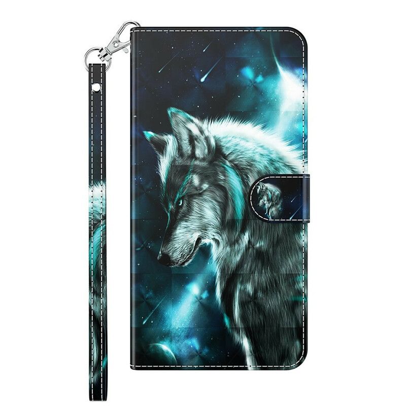 Flip Cover Huawei P Smart 2021 Majestisk Ulv