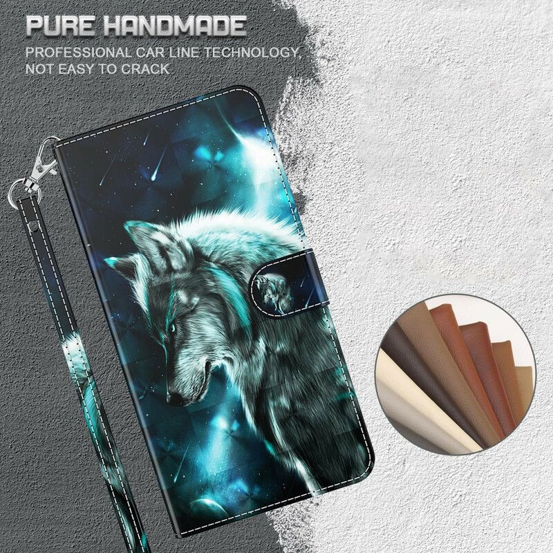 Flip Cover Huawei P Smart 2021 Majestisk Ulv