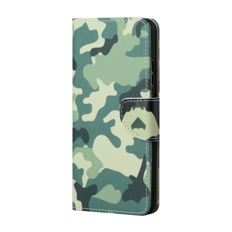 Flip Cover Huawei P Smart 2021 Militær Camouflage