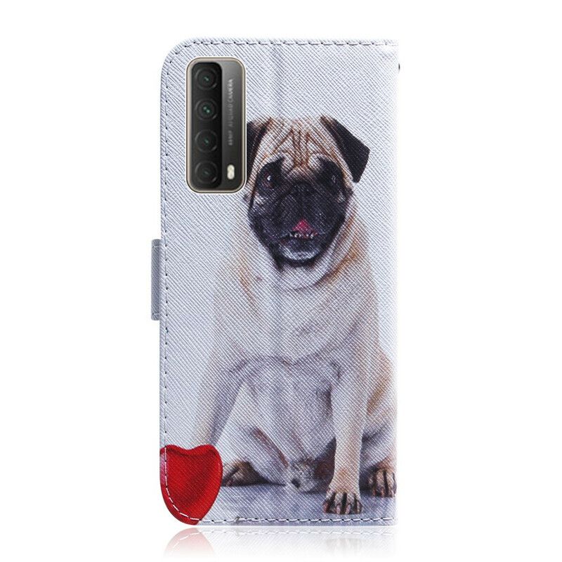 Flip Cover Huawei P Smart 2021 Pug Dog