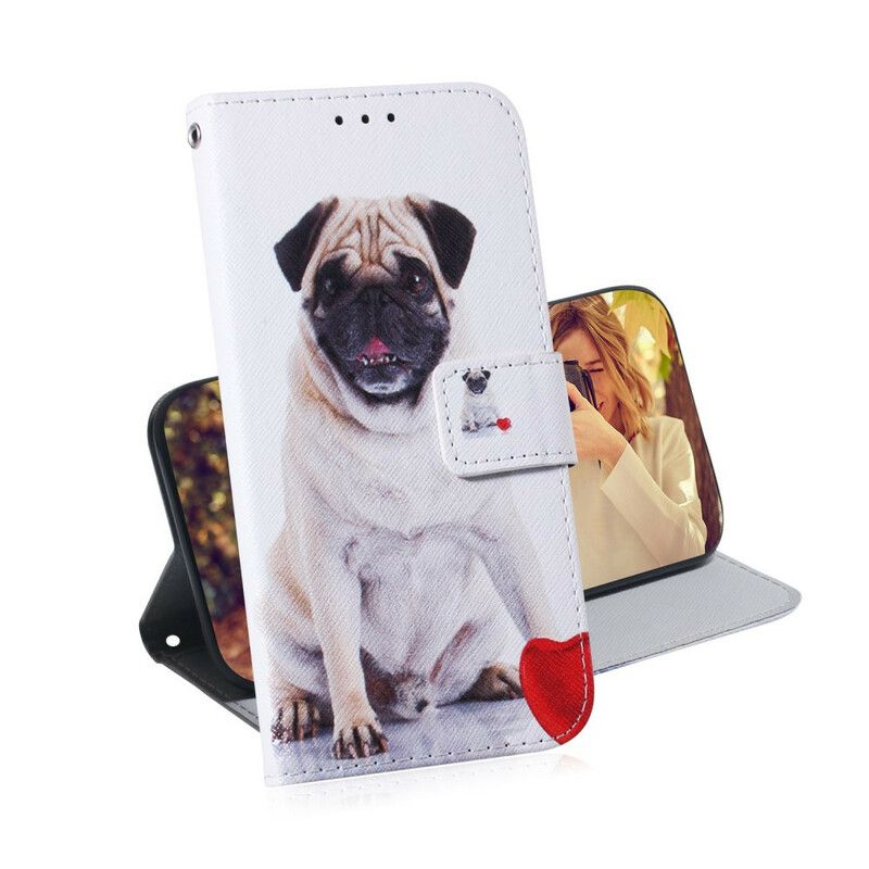 Flip Cover Huawei P Smart 2021 Pug Dog