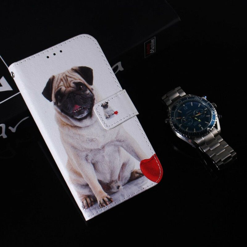 Flip Cover Huawei P Smart 2021 Pug Dog