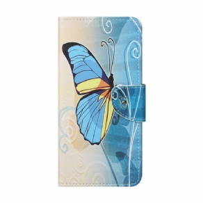 Flip Cover Huawei P Smart 2021 Sommerfugle