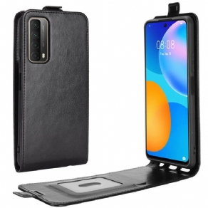 Læder Cover Huawei P Smart 2021 Flip Cover Lodret Flap Lædereffekt