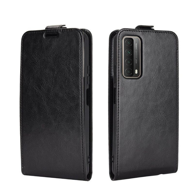 Læder Cover Huawei P Smart 2021 Flip Cover Lodret Flap Lædereffekt