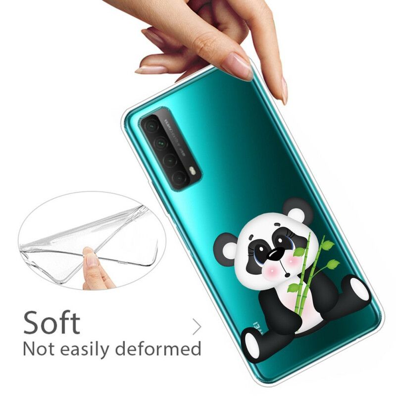 Mobilcover Huawei P Smart 2021 Transparent Trist Panda