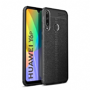 Cover Huawei Y6p Dobbelt Linje Litchi Lædereffekt