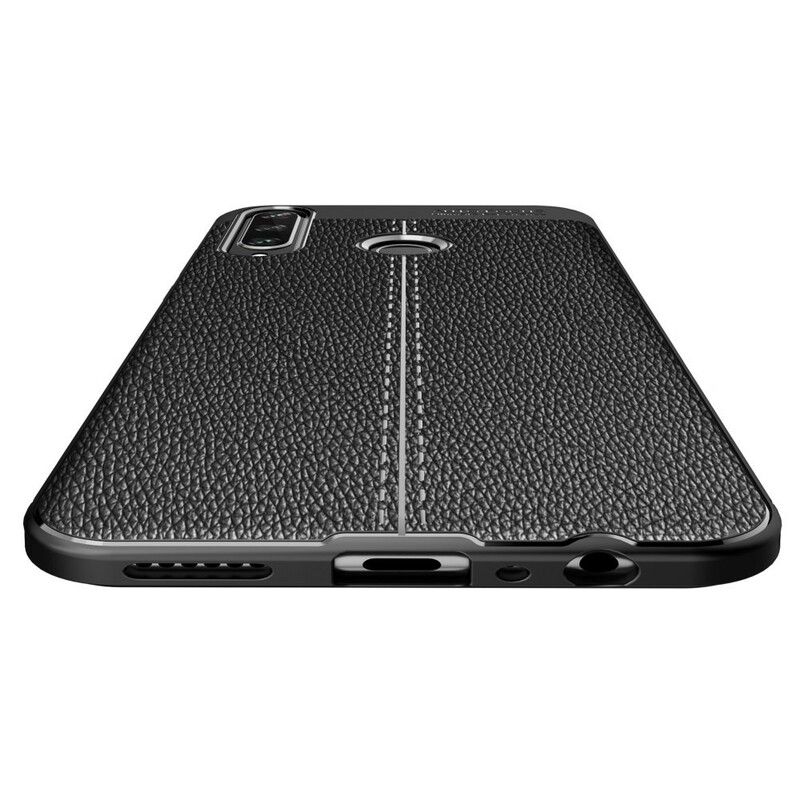 Cover Huawei Y6p Dobbelt Linje Litchi Lædereffekt