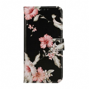 Cover Huawei Y6p Flip Cover Myriader Af Blomster