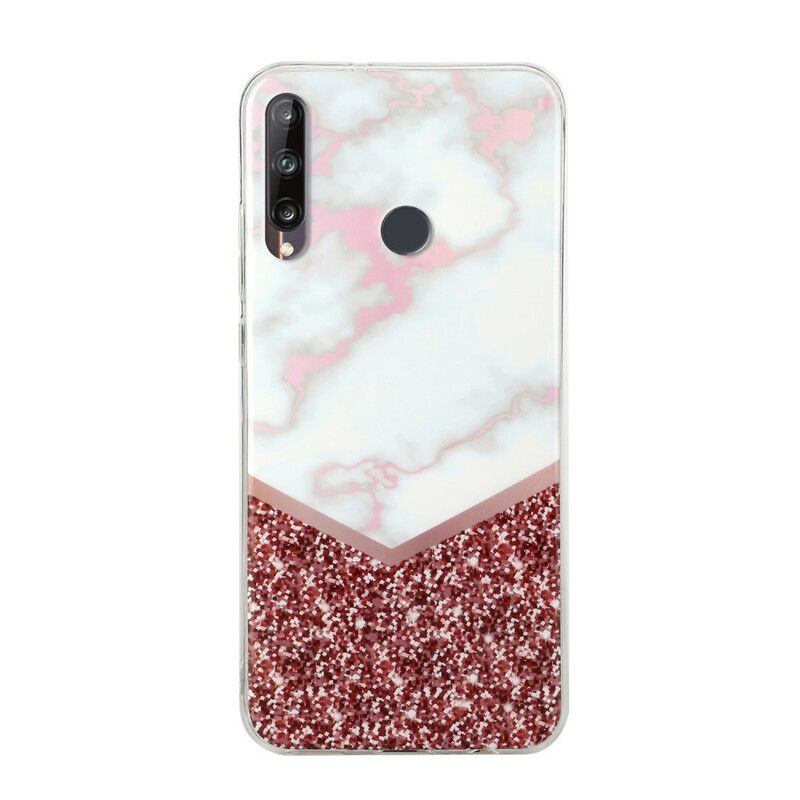 Cover Huawei Y6p Geometri Marmorvariation