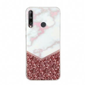 Cover Huawei Y6p Geometri Marmorvariation