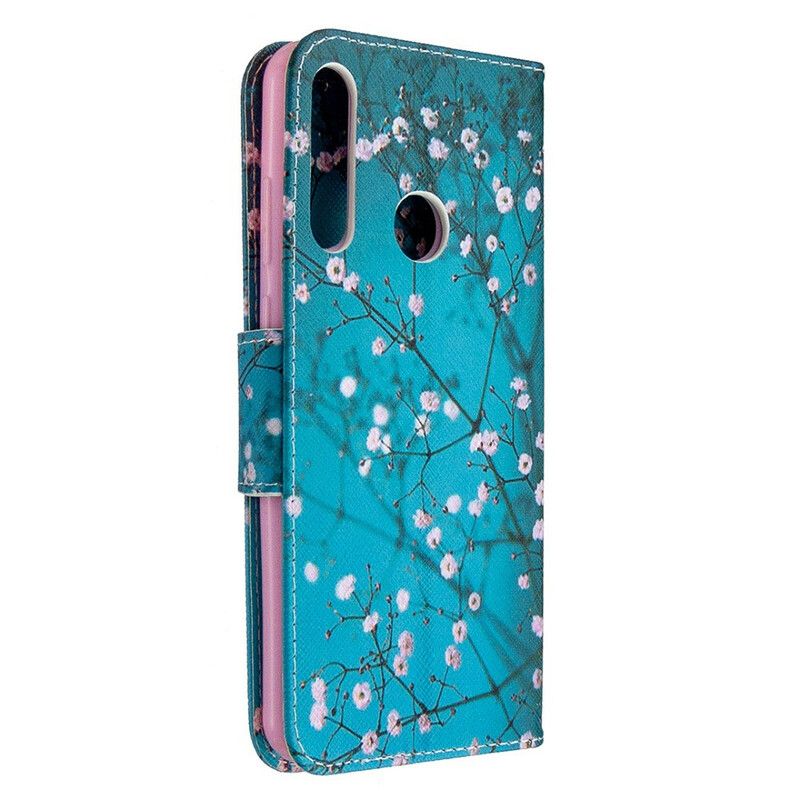 Flip Cover Huawei Y6p Blomstrende Træ