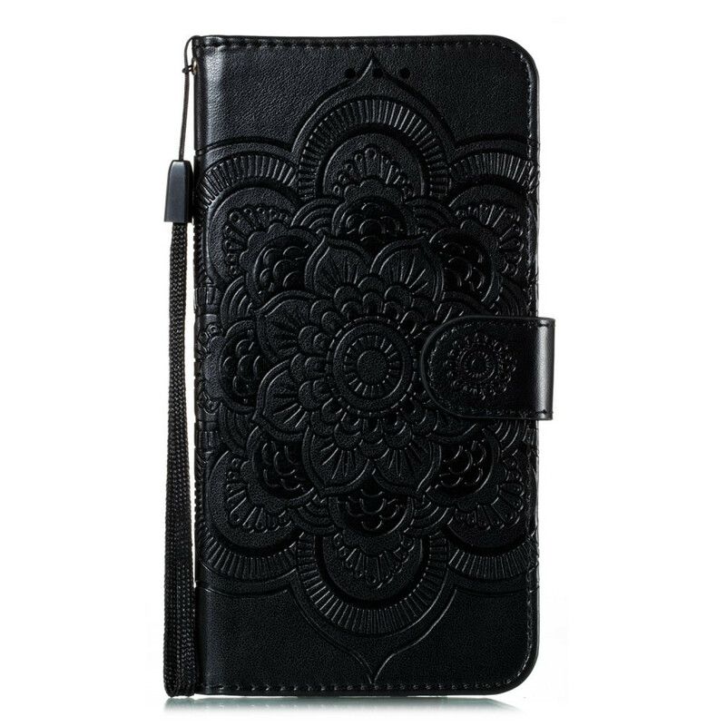 Læder Cover Huawei Y6p Fuld Mandala