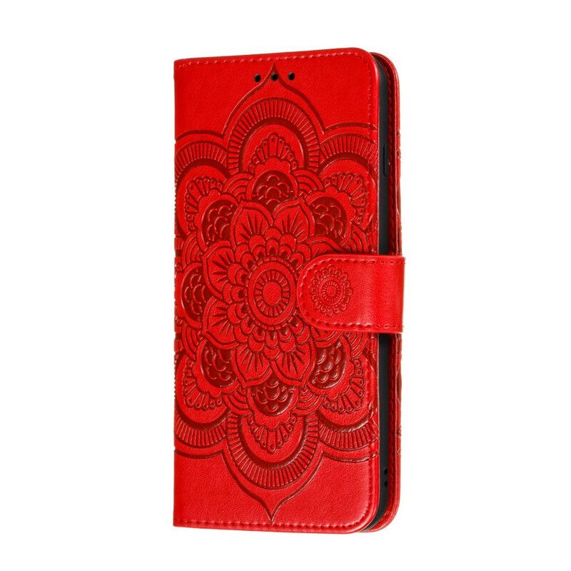 Læder Cover Huawei Y6p Fuld Mandala