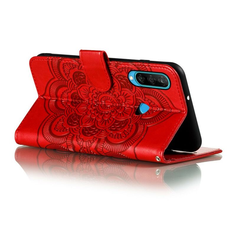 Læder Cover Huawei Y6p Fuld Mandala