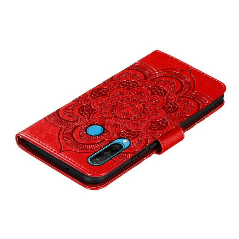 Læder Cover Huawei Y6p Fuld Mandala