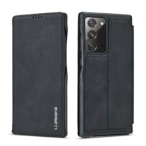 Cover Samsung Galaxy Note 20 Flip Cover Lc.imeeke Lædereffekt