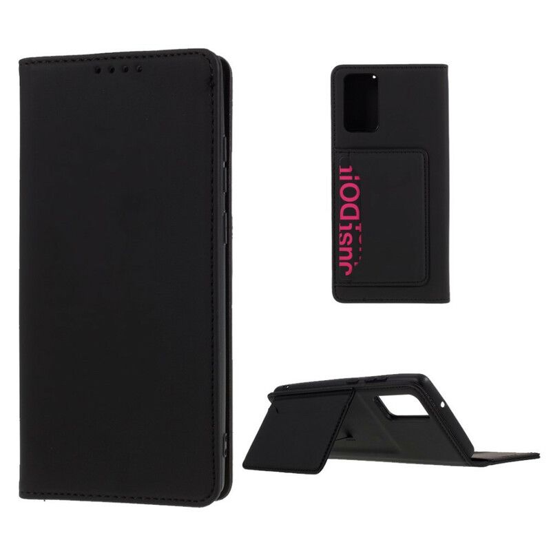 Cover Samsung Galaxy Note 20 Flip Cover Støttekortholder