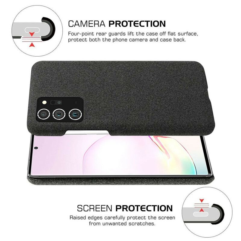 Cover Samsung Galaxy Note 20 Ksq Stoftekstur