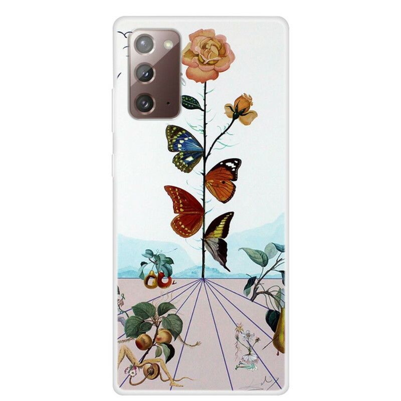 Cover Samsung Galaxy Note 20 Natursommerfugle