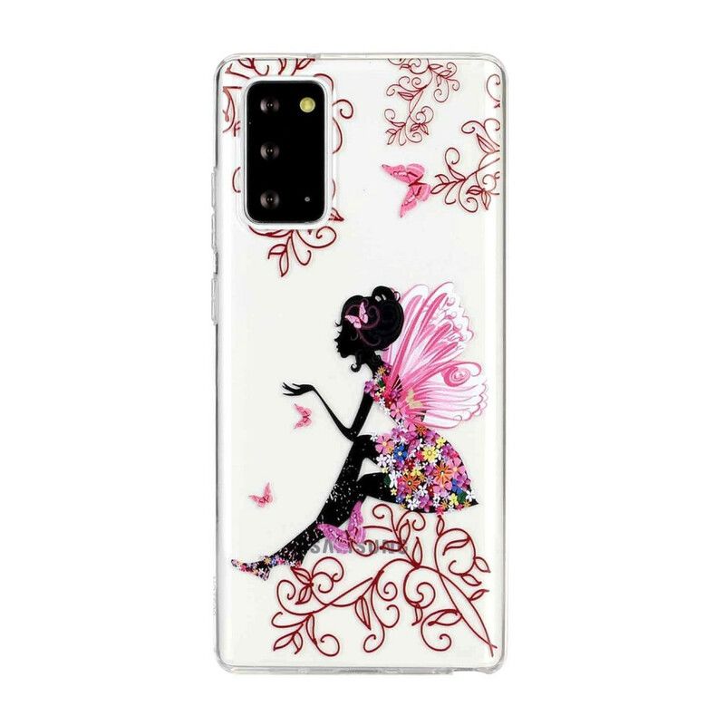 Cover Samsung Galaxy Note 20 Transparent Blomsterfe