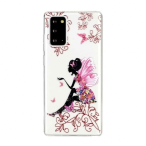 Cover Samsung Galaxy Note 20 Transparent Blomsterfe