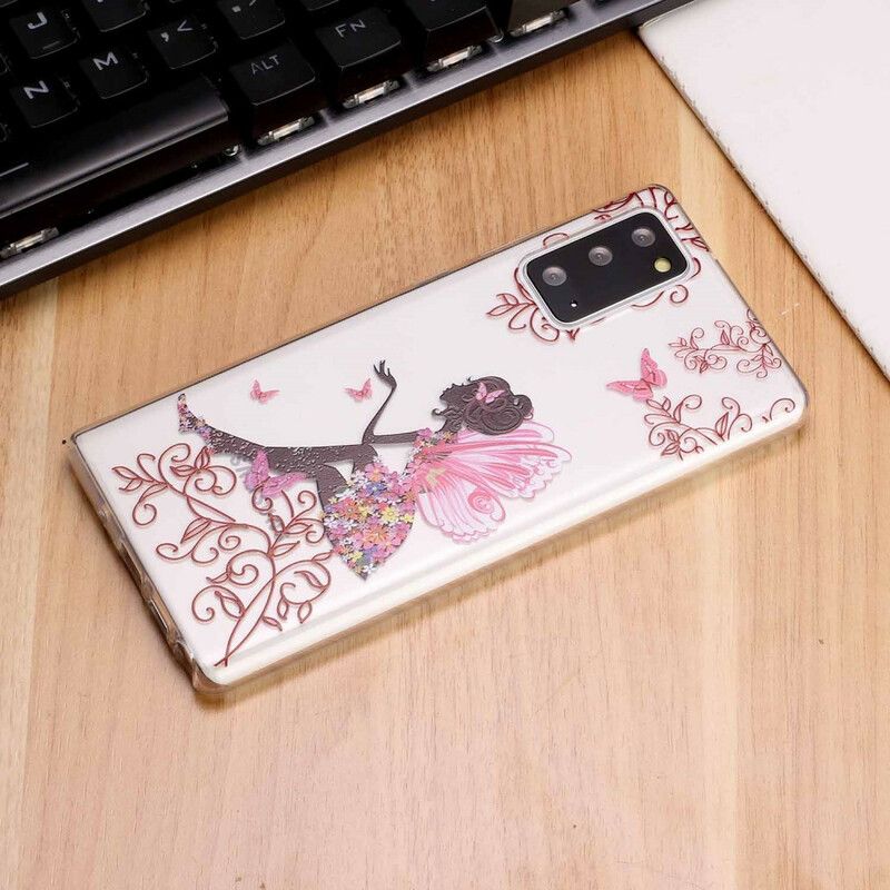 Cover Samsung Galaxy Note 20 Transparent Blomsterfe