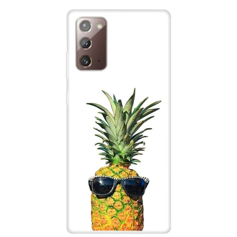 Cover Samsung Galaxy Note 20 Transparente Briller Ananas