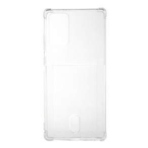 Cover Samsung Galaxy Note 20 Transparente Forstærkede Hjørner