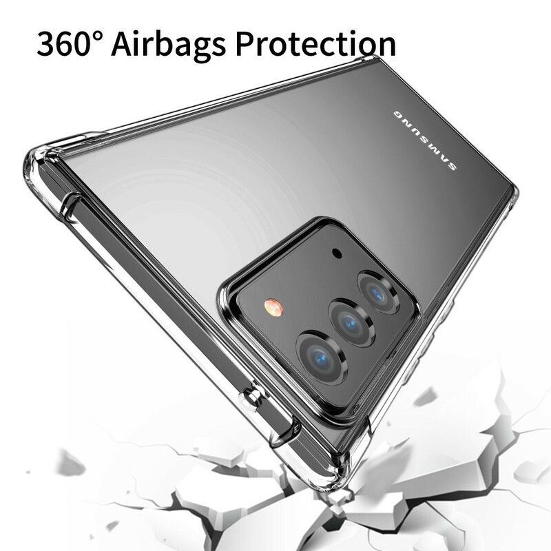 Cover Samsung Galaxy Note 20 Transparente Leeu Beskyttelsespuder