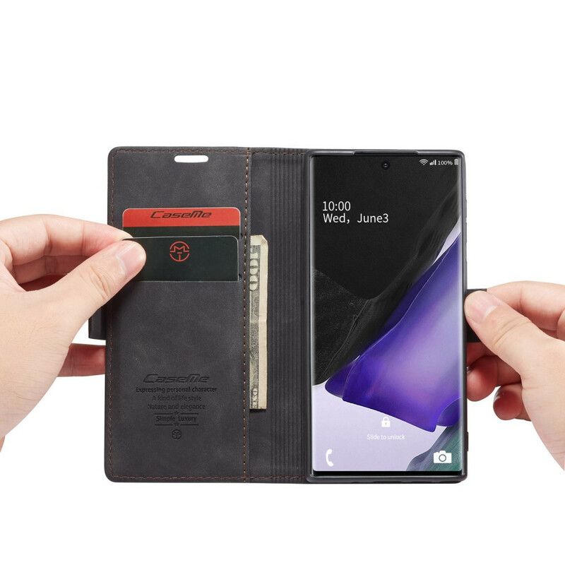 Flip Cover Samsung Galaxy Note 20 Caseme Kunstlæder