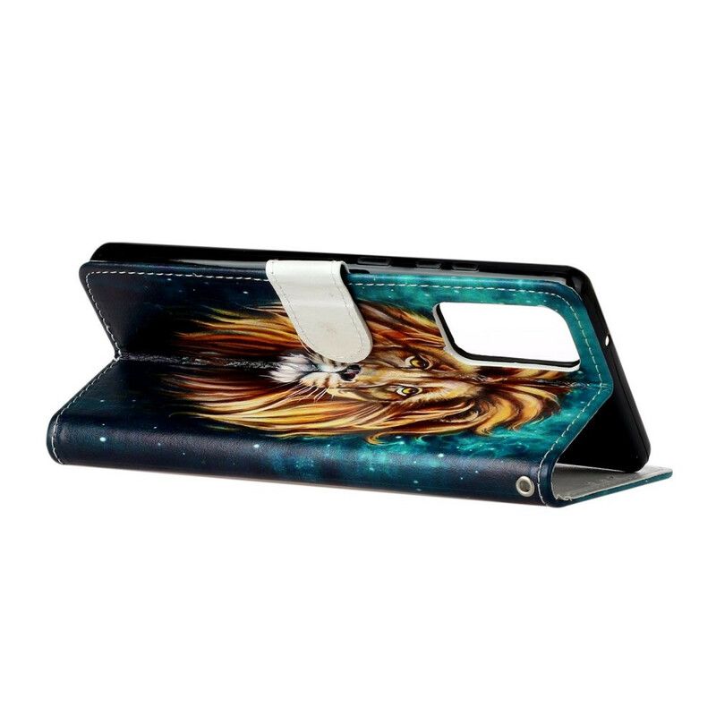 Flip Cover Samsung Galaxy Note 20 Kong Løve