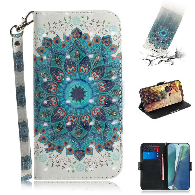 Flip Cover Samsung Galaxy Note 20 Med Snor Masterful Strappy Mandala