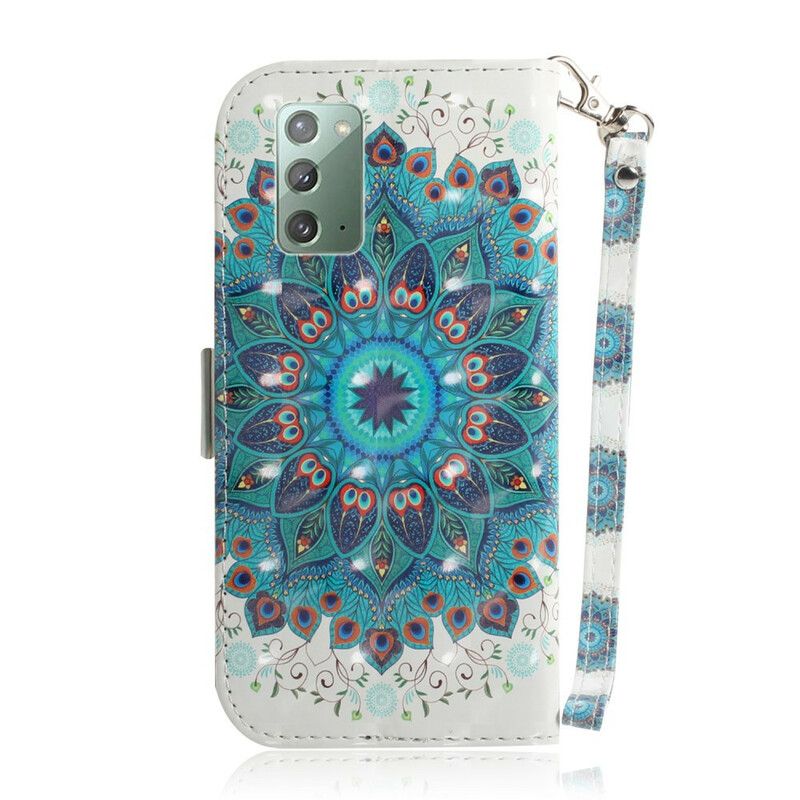 Flip Cover Samsung Galaxy Note 20 Med Snor Masterful Strappy Mandala