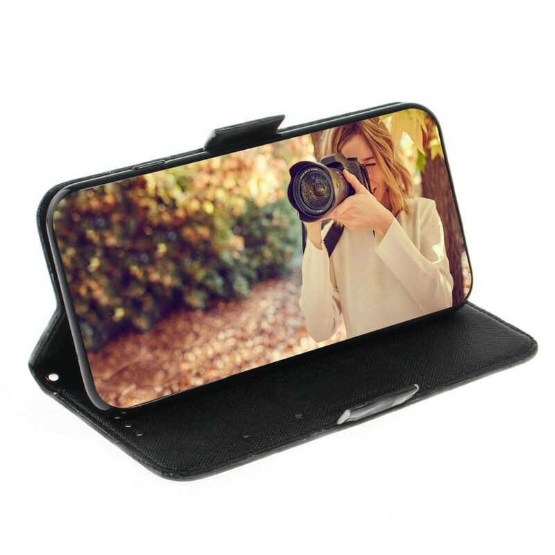 Flip Cover Samsung Galaxy Note 20 Med Snor Vred Panda Med Rem