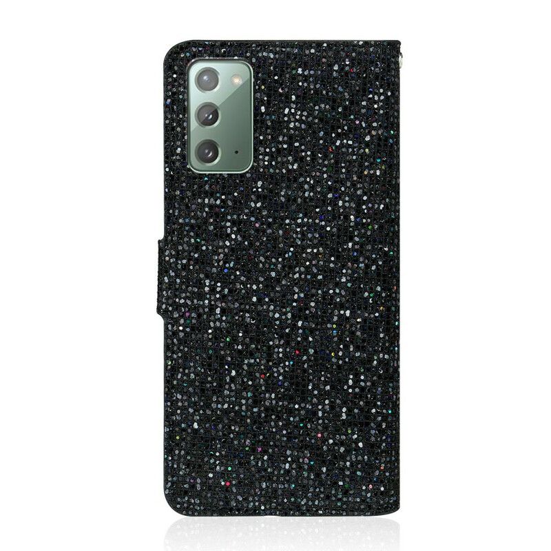 Flip Cover Samsung Galaxy Note 20 Pailletter S Design