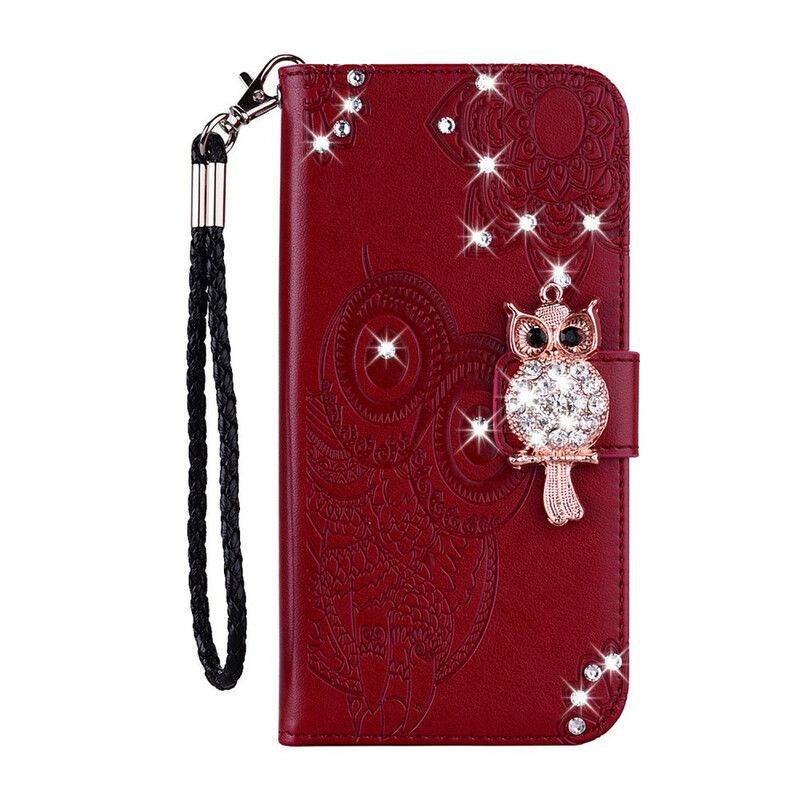 Flip Cover Samsung Galaxy Note 20 Ugle Mandala Og Charm