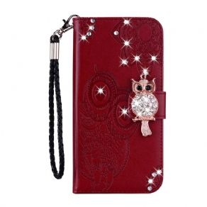 Flip Cover Samsung Galaxy Note 20 Ugle Mandala Og Charm