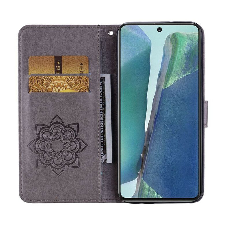 Flip Cover Samsung Galaxy Note 20 Ugle Mandala Og Charm