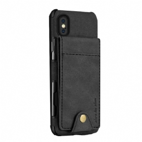 Cover iPhone X / XS Flip Cover Foldekortholder