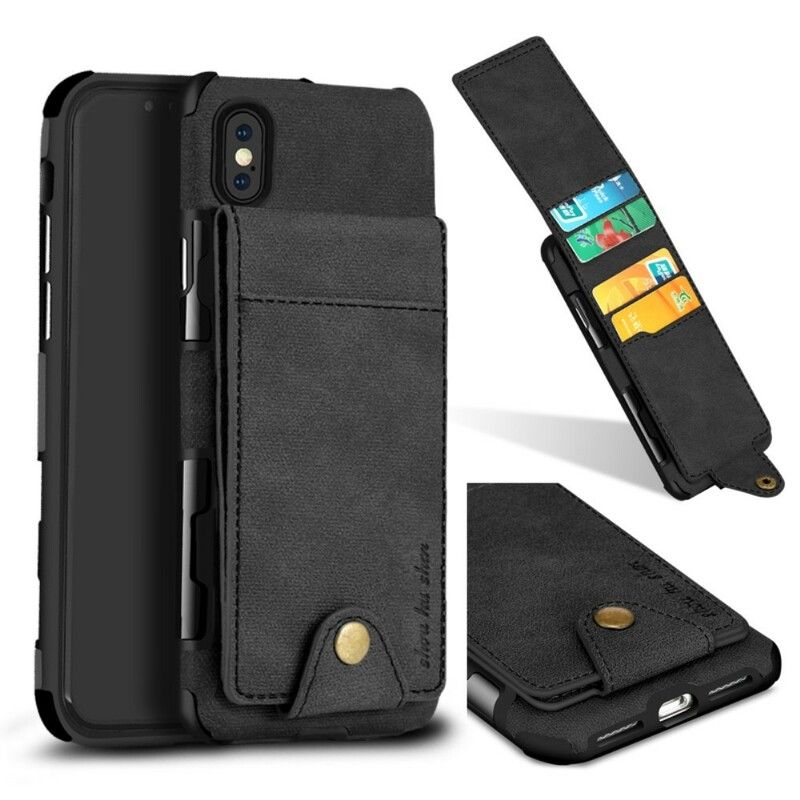 Cover iPhone X / XS Flip Cover Foldekortholder