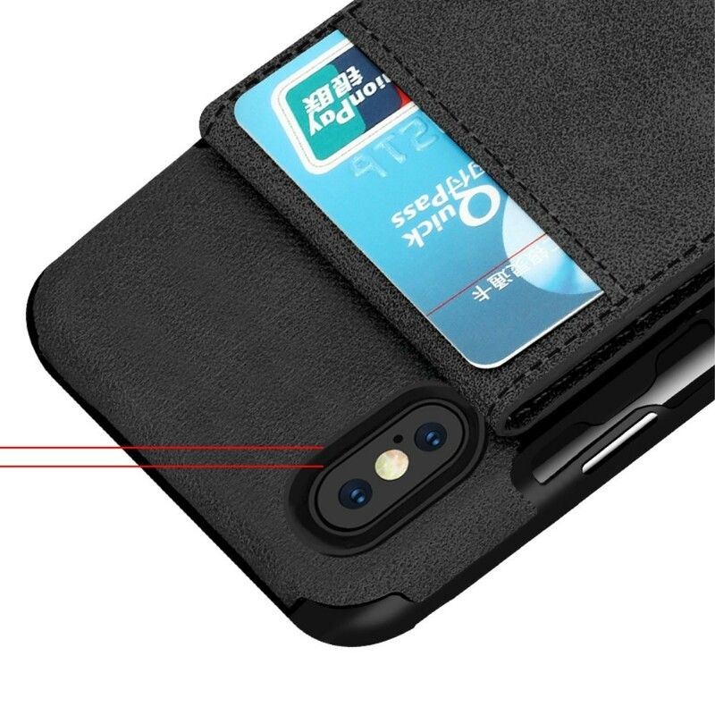 Cover iPhone X / XS Flip Cover Foldekortholder