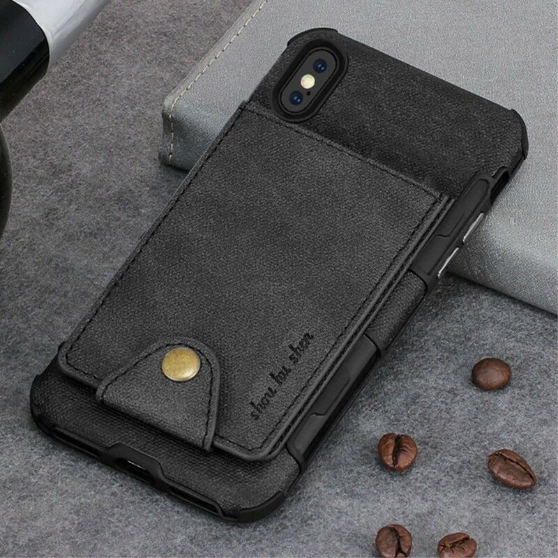 Cover iPhone X / XS Flip Cover Foldekortholder