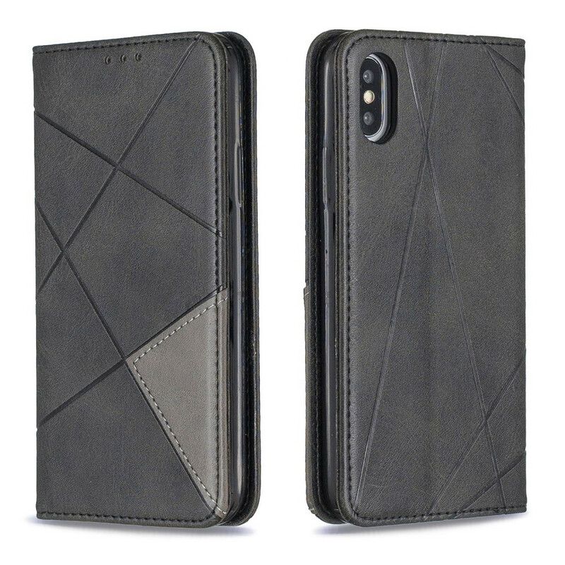 Cover iPhone X / XS Flip Cover Kunstnerstil