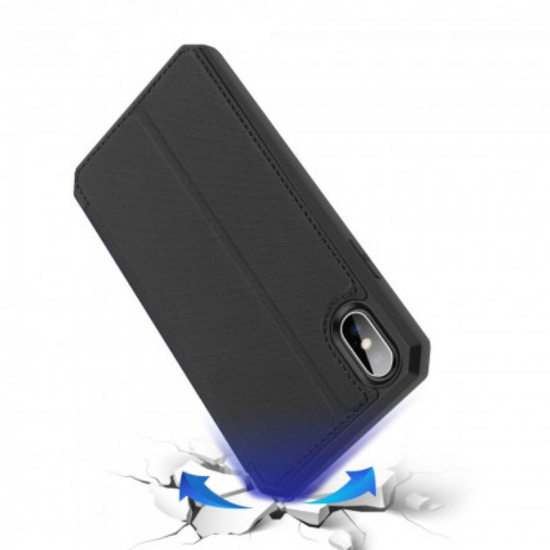 Cover iPhone X / XS Flip Cover Skin X Series Dux Ducis