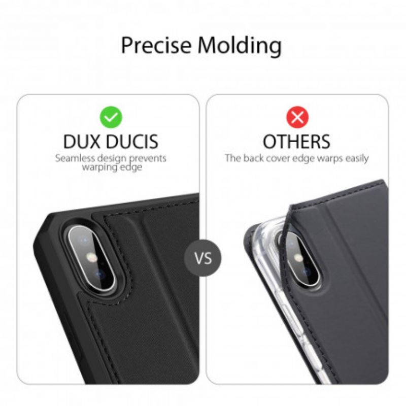 Cover iPhone X / XS Flip Cover Skin X Series Dux Ducis