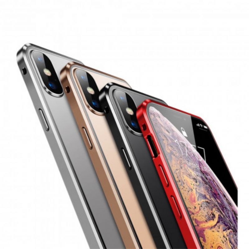 Cover iPhone X / XS Hærdet Glas Foran Og Bagpå